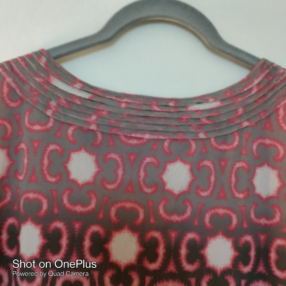 Access women shirt or blouse multicolored madewell with lining feels good loose - Picture 3 of 12